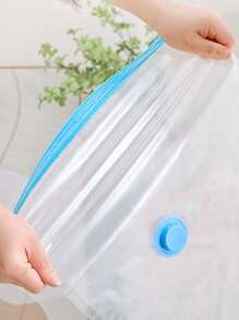 9/1pc Travel Vacuum Storage Bags, Large Capacity Reusable Compression Packing Cubes, Foldable Organizer Bags For Clothes, Bedding, Quilt, Space Saving, Waterproof Material, Suitable For Bedroom, Closet, Bathroom