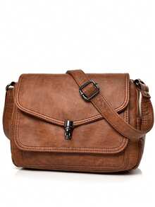 2024新款复古女士手提包，柔软皮革奢华托特包，女士钱包，设计师翻盖斜挎单肩包，复古风格女包