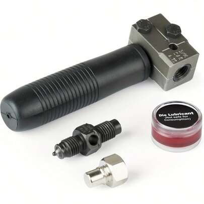 Titan 51535 3/16-Inch Double Flaring Tool (51784 4.75mm ISO/DIN) On Car Flaring Tool For 3/16-Inch Tubing For Car Repair Brake Fuel Line