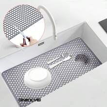 Silicone Sink Mat,Sink Protectors For Bottom Of Kitchen Sink,Kitchen Sink Accessory,Heat Resistant Dishes Drying Mats,Non-Slip Kitchen Mats For Sink Side, Natural And Hygienic Kitchen Essential For Home And Kitchen Room Decor, Part Of Your Cozy Fall& Winter Styles And Christmas Decorations - Multicolor - View 11