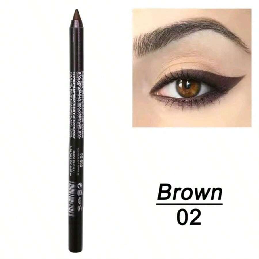 Colorful Eyeliner Pen Set, Waterproof Metallic & Pearl Glitter Eyeliner Kit, Smudge-Proof Multipurpose Eye & Lip Liner Shadow Pencils With Shimmer For Party, Halloween, Cosplay Makeup