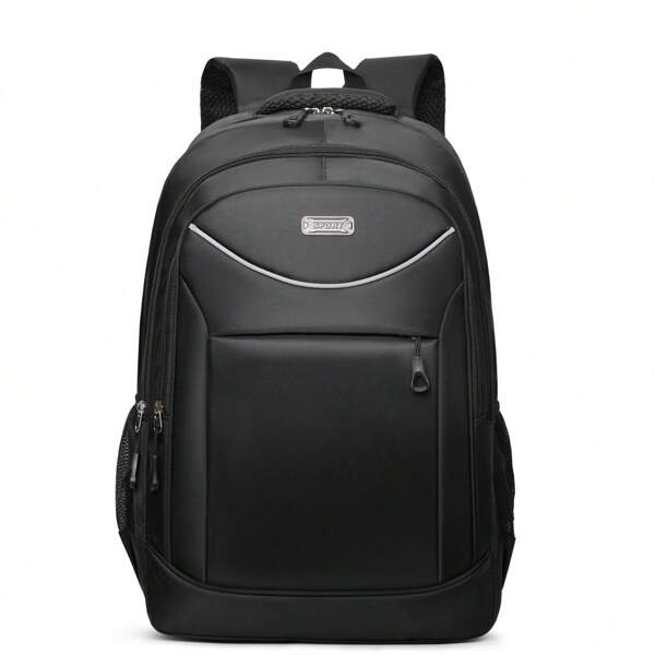 Nova Mochila Masculina, Mochila Escolar de Estudante, Mochila de Viagem Outdoor, Capacidade Grande com Múltiplos Bolsos