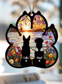 Regalo de condolencia personalizado por la pérdida de una mascota, Souvenir memorial personalizado de perro en forma de atrapasol, En memoria del perro fallecido, Regalo conmemorativo de mascota, Regalo para recordar a tu perro