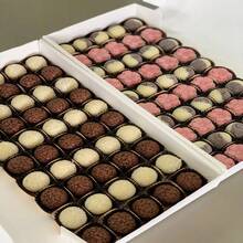 1000 Units Brown Inside And Outside Number 5 Candy Wrappers Brigadeiro Wrappers - 鏽棕色 - 查看 3