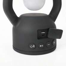 Swiss Tech Rechargeable LED Lantern With Bluetooth Speaker, IPX4 Weatherproof, Dimmable, 1000 Lumen - 1 - View 6