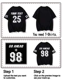 Personalized Text Custom Plus Size Men T-Shirt, Custom Text, Plus Size Men's Clothing, Loose Fit Summer Plus Size T-Shirt Customization, Upload Your Text/Birthday Wishes/Message, Holiday Custom (Birthday/Father's Day/Valentine's Day), Team/Outdoor Uniform Custom, Personalized Image Crew Neck Plus Size Short Sleeve Loose Fit Men's T-Shirt Customization, Holiday Gift, Birthday Gift, Plus Size Men's T-Shirt, T-Shirt Graphic Customization, Summer Plus Size Top