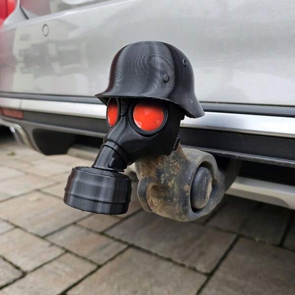 1pc Car Tow Hook Cover, Creative Car Tow Hook Accessory, Dust Protection Cap