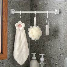 2-Piece Set Of 360 ° Rotatable Telescopic Rod Holder, Non Drilling Strong Adhesive Hook, Towel Rod Shower Curtain Rod Bracket - 2個 - 查看 3