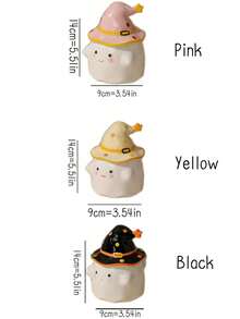 1 件陶瓷可爱幽灵杯带盖，独特新奇杯子，送给女性的礼物