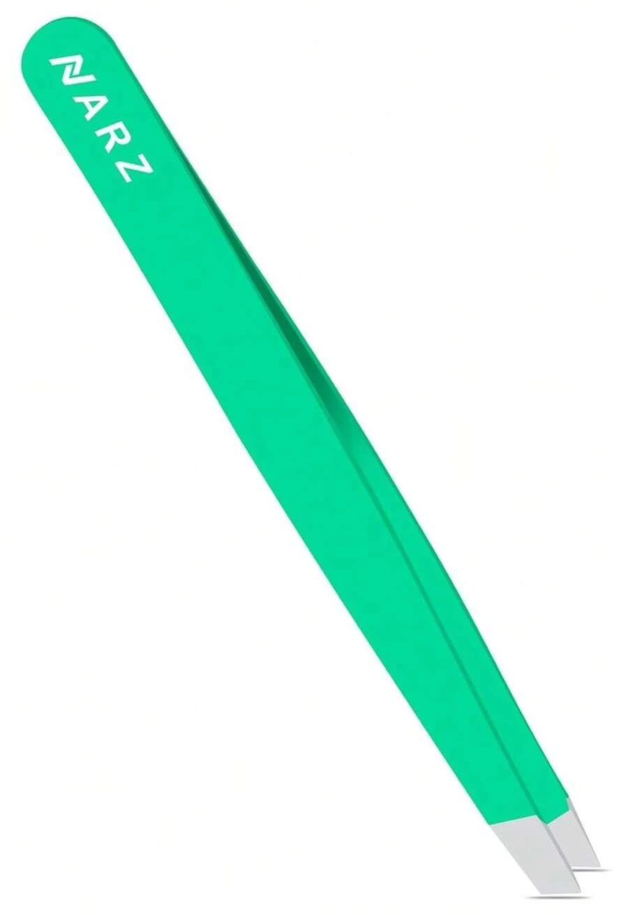 NARZ 4Pcs Professional Tweezers For Women Facial Hair Stainless Steel Precision Tweezers For Ingrown Hair Eyebrow Tweezer For Men &Amp; Women (Black Set) - Táo xanh - Xem 1