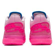 Nike Zapatillas de baloncesto LEBRON XXII SN GS con amortiguación, transpirables y para entrenamiento en campo para jóvenes HV8617-600 - Polvo de espuma/azul claro/polvo subvioleta/polvo transparente - Ver 3