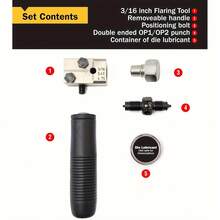 Titan 51535 3/16-Inch Double Flaring Tool (51784 4.75mm ISO/DIN) On Car Flaring Tool For 3/16-Inch Tubing For Car Repair Brake Fuel Line - 3/16-inch (4.75mm) Dbl Flaring Tool - View 5