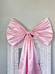 1pc Large Bow Big Coquette Bow For Backdrop Birthday Party Room Wall Decor Giant Ribbon Tie Hanging Gift Coquette Wall Decor Photo Prop Perfect For Bridal Shower Wedding Party Decor