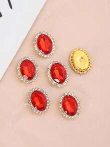 50pcs Oval Water Drops, Diamond Rings, Hand-Sewn Diamonds, Clothing, Accessories, Hats, Shoes, Bags, Accessories
