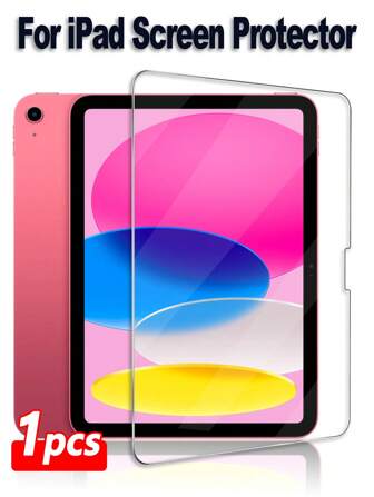 ZYONS 1pc Compatible With Ipad HD Tablet Screen Protector , Tempered Glass, Compatible With IPad (2025)/Apple IPad 11th Gen/IPad (11th Generation)/IPad 11-Inch (A16)/Air/Pro/1/2/3/4/5/6/7/8/9/10/11 Th Gen/7.9/8/9.7/10.2/10.5/10.9/11 Inch/12.9/13/2016/2017/2018/2019/2020/2021/2022/2023/2024/2025/M2/M3/M4, Compatible FaceID And Apple Pencil, Anti-Scratch, HD Clear, Anti-Fingerprint, Easy Install, Explosion-Proof, Bubble Free Screen Protection Essentials, Applicable To Daily Shield, Office, Home Pad Screen Protector Pad Accessories Waterproof Shockproof Anti-Fall Anti-Fall Full Cover