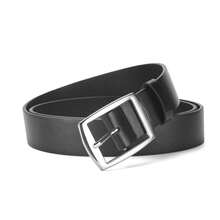 Nuevo cinturón de lujo para hombre, cinturón de cuero PU, hebilla de Metal, cinturón de cintura de diseñador de marca famosa de alta calidad para pantalones vaqueros de talla BTJB - Negro-B - Ver 12