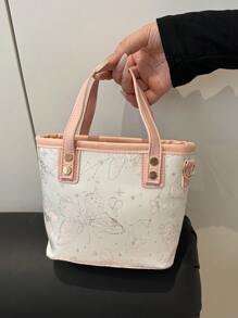 Fashionable And Minimalist Butterfly Printed Shoulder Crossbody Bag, Versatile And Elegant Contrasting Color Handbag, Suitable For Shopping, Wallets, Shopping, Young Women, College Students, Newcomers, White-Collar Workers. They Are Very Suitable For Offices, Universities, Work, Business, Commuting, Outdoor Activities, Travel, And Outings