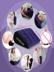Aufblasbares rosa Sexkissen, SM Produkt, Sexspielzeug für Erwachsene, Sexkissen, Positionskissen, dreieckige aufblasbare Rampe, Möbel für Paar, Positionierung, tiefere Position, Stützkissen für Männer und Frauen, Paar, Sex, sexy, Sexshop, Sexpostur Hilfekissen, BDSM Sofa Sexmöbel Sexkissen