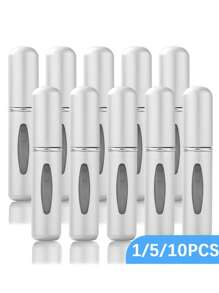 1/5/10 piezas, Botellas atomizadoras de perfume recargables de 5ml, Botellas de spray de perfume portátiles para viajes, Atomizador de perfume, Botellas de muestra de perfume mini