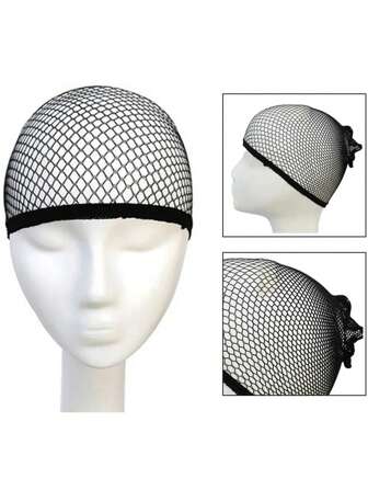 1pc Two-End High Elastic Wig Special Cover Net Cap For Wear Wig