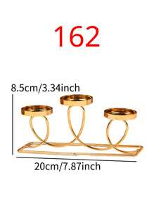 1 Stück/Set Cut Out Eisenkerzenständer Tischdekoration, für Heimdekoration, Innendekorationen, Hochzeitsfeier Dekorationen, kann als Geschenk für Freund oder Freunde, Abschlussgeschenk, Geschenk für beste Freundin, Frauengeschenk, Wintergeschenk verwendet werden
