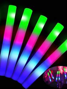60PCS Foam Glow Stick, 3 Kinds Of Flash Mode Suitable, Glow Party Supplies, Suitable For Wedding Parties, Music Carnival, Birthday, Valentine's Day Party And Other Festive Atmosphere Decoration