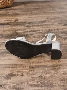 New Fashionable Sexy Lace-Up High Heel Sandals For Women, Suitable For Party - Silver - View 7