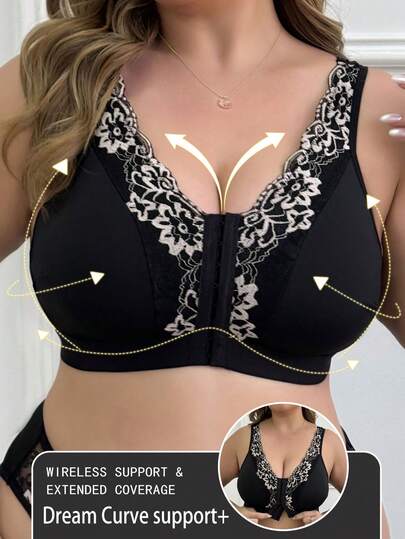 大码女士无钢圈文胸