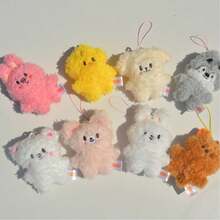 SKZOO KPOP Straykids STAY FM KPOP动漫卡通KEYRING毛绒玩具SKZ 5'CLOCK迷你挂件MIMI毛绒公仔音乐节用品粉丝收藏礼物生日礼物情人节礼物