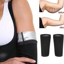 Manga de Compressão Aumentadora de Suor para Mulheres, Acessórios de Academia Fitness Yoga Emagrecedora Absorvente de Suor