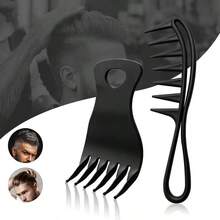 3/1/2PCS Hair Comb Set Double-Sided Tail Comb Straps Hairdresser Wide-Tooth Comb For Men And Women Beard Hairdresser Tools African Americans Accessories, Accessories For Man, Head Accessories For Men, Guys Gifts - Black - View 5