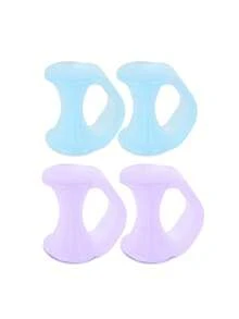 Dụng cụ tách ngón chân bằng gel, 4 miếng đệm ngón chân bền, Dụng cụ bảo vệ ngón chân bằng silicon Dụng cụ duỗi ngón chân cho nam và nữ Dễ dàng đeo vào - Nhiều màu - Xem 8