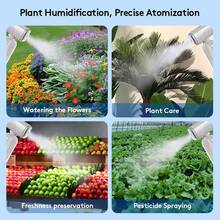 XO Chef Lab Continuous Sprayer Bottle With Ultra Fine Mist- Continuous Mister Spray Bottle For Hairstyling, Cleaning, Plants, Pets, Barbers, Salons, High Pressure Spray Bottle, Portable Refillable Mist Sprayer (Clear - 8.8Oz/268ml) - Trắng-1Pc - Xem 4