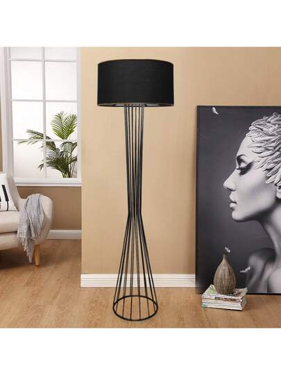 Well Home Vloer Lamp Black, 21x38x155. Free Shipping 24/72. view 5