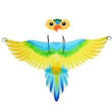 1PC Kids Parrot Eagle Bird Wings Costume Set - Polyester Dress-Up Capes With Headbands For Boys & Girls - Ideal For Children's Day And Themed Parties, And Pretend Play - Party Favors & Gifts