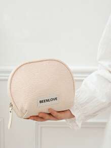 1pc Portable Cosmetic Bag, Handheld Toiletry Pouch For Lipstick, Skincare Product Storage, Travel