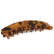 3pcs Leopard Print Brown Banana Hair Claw Clips, Suitable For Thick Hair, Elegant & Chic Style, Versatile For Daily Wear, Travel, Photography, Autumn/Winter Hair Claws Hair Barrettes
