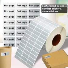 Personalized Label Stickers - Silver Stickers, Custom Name Waterproof Customization, Easy To Stick On Different Surfaces, Suitable For Various Occasions, Water Bottles, School Bags, Stationery, Clothing, Bags, Lunch Box Stickers, Office Supplies, Etc.