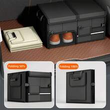 1 件汽车后备箱整理箱，多功能，大容量，可折叠，易于携带 - 均碼 - 查看 4