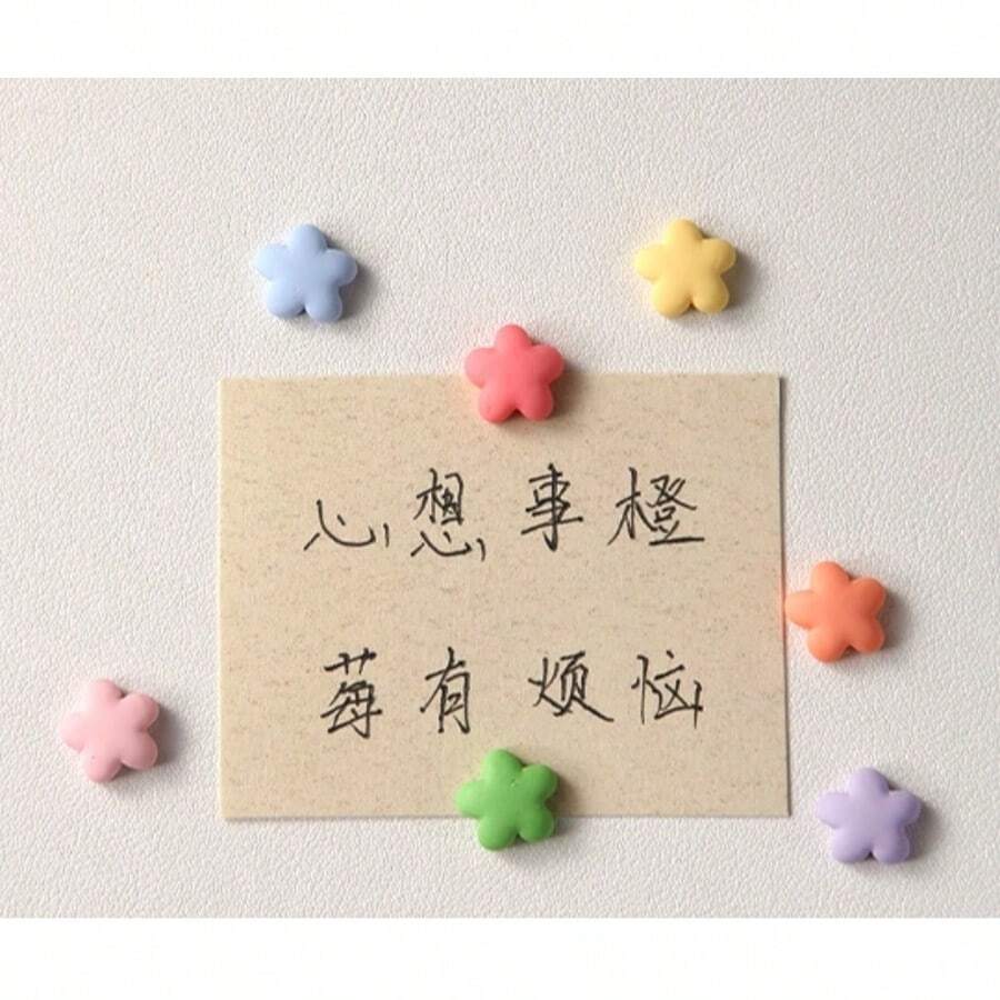 Creative Personality Refrigerator Magnet Blackboard Photo Fixed Message Magnetic Stickers Magnetic Buckle Cute Decorative Magnetic Stickers - 彩色 - 查看 1