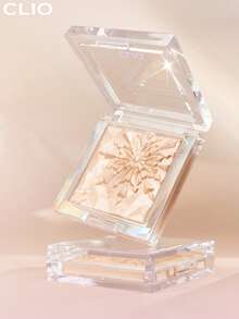 Clio K-Beauty Prism 高光，高光澤臉部亮采，珍珠閃耀細緻烘焙粉，亮片持久，粉狀高光，日常妝容 - 01 GOLD SHEER - 查看 7