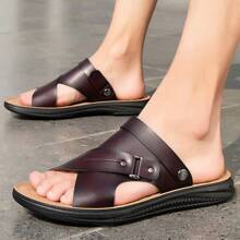 SHIDERTION SHIDERTION Unisex Summer New Korean Fashion Beach Sandals, Plus Size Casual Breathable Slippers