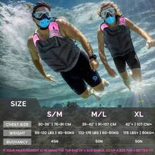 Life Adult, Swim Vest Adults, Swim With Adjustable Safety Strap, Buoyancy Aid Kayaking, Snorkeling, Water Sports Back To School Dormitory Storage - Pink - View 3