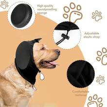 Dog Outdoor Ear Muffs, Noise-Proof Ear Protectors For Dogs, Portable Quiet Ear Covers For Pets, Suitable For Airplane, Fireworks, Travel & Thunder Hearing Protection - Multicolor - View 2