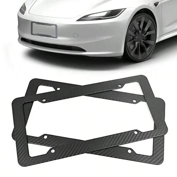 1 pieza Soporte de Matrícula, Marco de Matrícula Americana, Marco de Matrícula de Plástico, Cubierta de Matrícula Americana