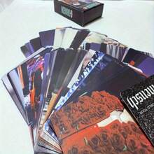 1 pieza/55 piezas Conjunto de tarjetas fotográficas LOMO de la gira 2025 G-D, tarjetas coleccionables de celebridades K-Pop, pegatinas DIY para scrapbooking, regalo de fans y decoración del hogar