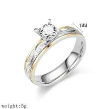 2pcs Stainless Steel Couple Rings, Fashionable European And American Style Diamond Rings, Sandblasted Stainless Steel Rings With Cubic Zirconia, Wedding Rings, Valentine's Day Gifts