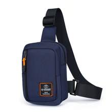 Fashionable Men's Small Shoulder Bag, High-Quality Oxford Cloth Handbag, Portable Crossbody Bag, Flap Mini Waist Bag