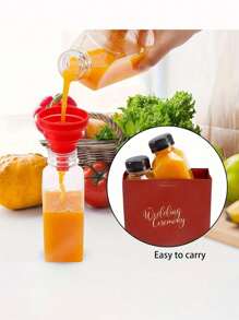 1/3pcs Plastic Juice Bottles With Caps, Transparent Juice Bottles, 8oz 12oz(250ml,350ml),Juice Containers With Lids For Fridge, Reusable Juicing Bottles, Smoothie Bottle, Empty Plastic Juice Bottles, Drink Containers With Lids, Empty Milk Bottles Plastic Smoothie Drink Bottles, For Outdoor, Camping