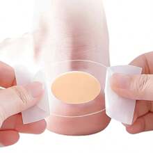 3 Pairs Women's Beige Memory Foam T-Shaped High Heel Insoles - Non-Slip, Comfortable Semi-Pad With Arch And Heel Support, Relieve Foot Pressure, Shoe Accessory, Insoles Suitable For Daily Wear, Heel Protector + 2 Pcs Random Color Heel Blister Protectors